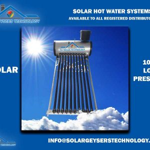 SA Solar 100 Liter Low-pressure Solar Geyser