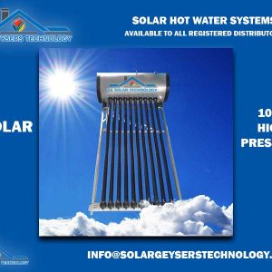 SA Solar 100L High Pressure Solar Geyser
