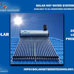 SA Solar 200 Liter Low-pressure Solar Geyser