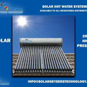 SA Solar 200L High-Pressure Solar Geyser